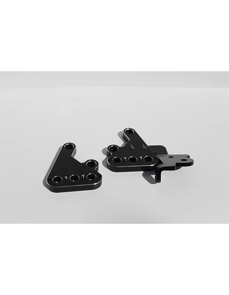 Jeu de support repose pied CNC noir pour sur-ron